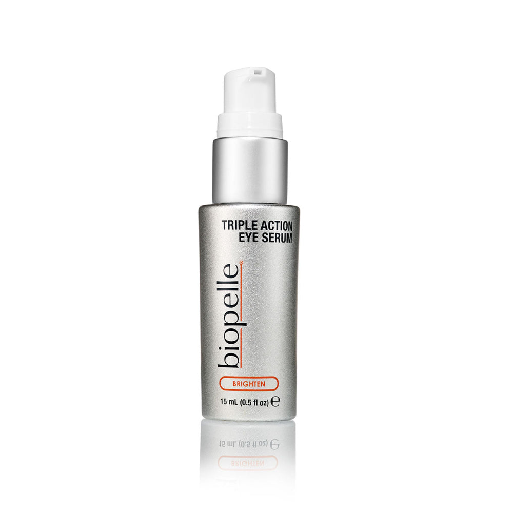 Biopelle Brighten Triple Action Eye Serum. Cap Off.