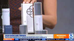 KTLA: 2020 skincare trends with Refinery29’s Senior Editor Lexy Lebsack