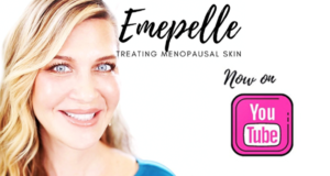 YouTube: Sagging Skin and Estrogen: The menopause effect... How to address estrogen deficient skin | Emepelle