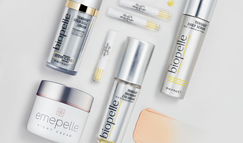 A collection of Biopelle products